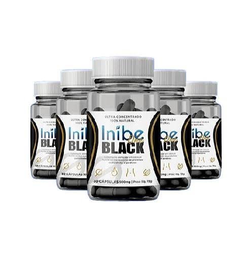 Inibe One Black product bottles